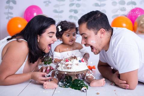 Smash the Cake Com os Pais Moana Baby SP Zona Sul'