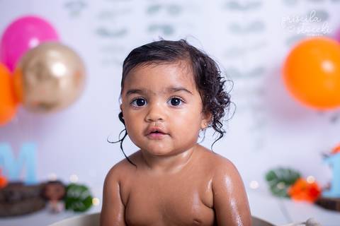 Banho Smash the Cake Menina 1 ano SP'
