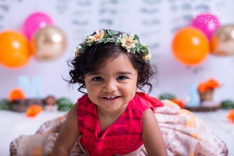 Ensaio de 1 ano Moana Baby SP'