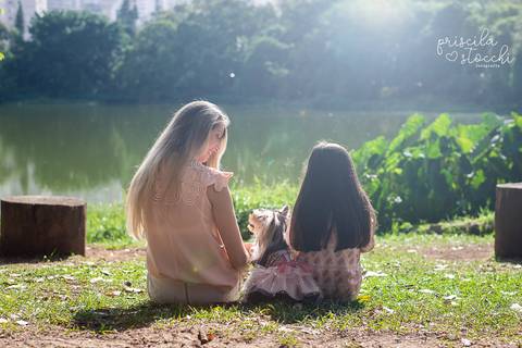 Ensaio Família Com Cachorro SP Zona Sul Parque Aclimação'