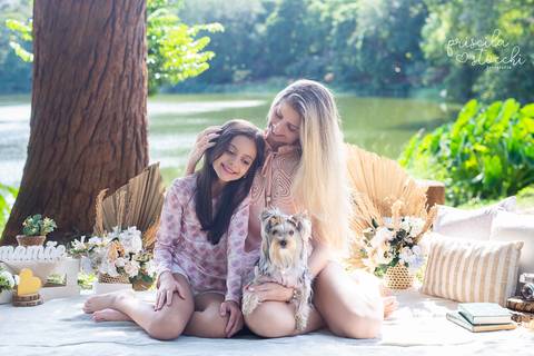 Ensaio Mãe e Filha com Pet Dia das Mães SP'