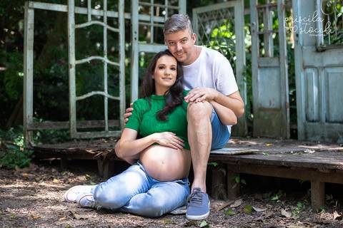 Sessão de Fotos Grávida Ao Ar Livre SP'