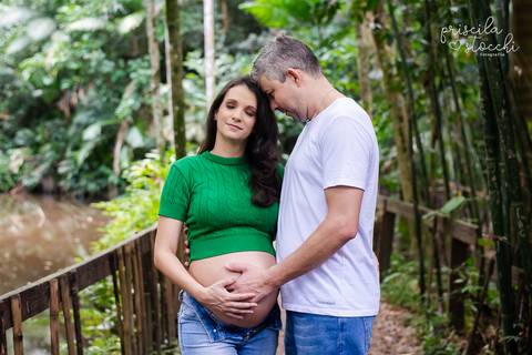 Ensaio Fotográfico Gestante ao ar livre Parque Burle Marx'