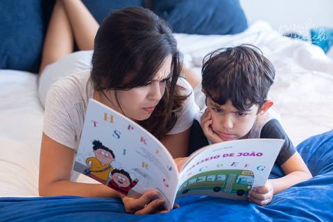 Ensaio Mãe e Filho Em Casa SP Zona Sul'