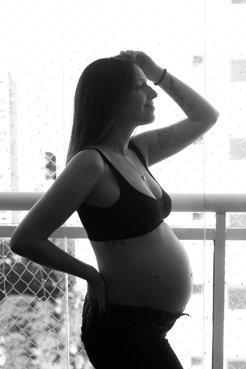 Ensaio Fotográfico Gestante em Casa SP Zona Sul'