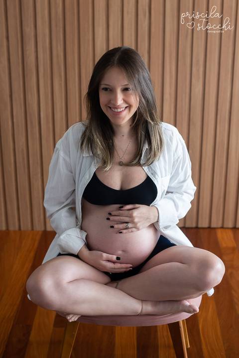 Ensaio Fotográfico Grávida em Casa SP Zona Sul'
