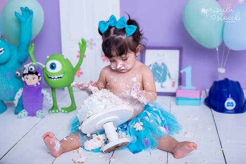 Smash the Cake 1 ano Boo Monstros SA SP Zona Sul'