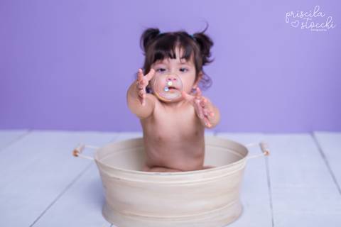 Ensaio Fotográfico 1 ano Banho São Paulo'