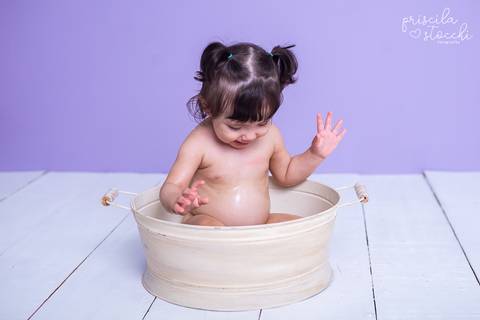 Ensaio Fotográfico 1 ano Banho São Paulo'