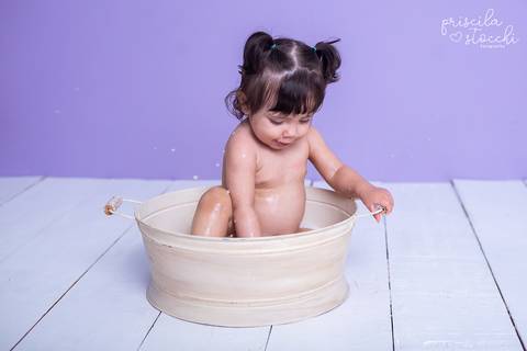 Ensaio Fotográfico 1 ano Banho São Paulo'