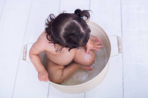 Ensaio 1 aninho Banho Smash the Cake SP'