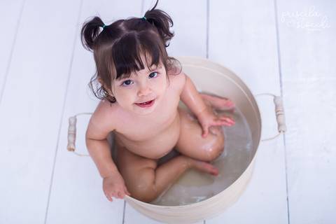 Ensaio 1 aninho Banho Smash the Cake SP'