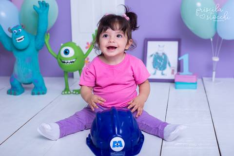 Ensaio 1 aninho Menina Boo Monstros SA SP Zona Sul'