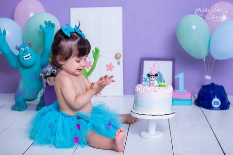 Ensaio Smash the Cake Boo Monstros SA SP Zona Sul'