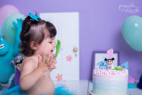 Ensaio Smash the Cake Boo Monstros SA SP Zona Sul'