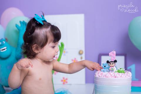 Ensaio Smash the Cake Boo Monstros SA SP Zona Sul'