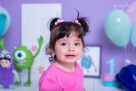 Ensaio Fotográfico 1 ano Boo Monstros SA SP'