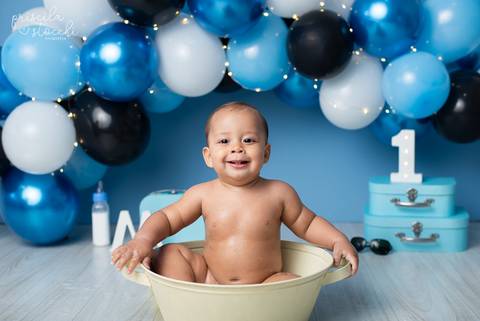 Hora do Banho Smash the Cake 1 ano SP Zona Sul'