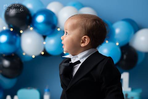 Ensaio 1 ano Com Balões Menino SP Zona Sul'
