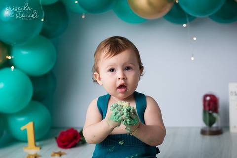 Smash the Cake com Arco de Balões SP Zona Sul'