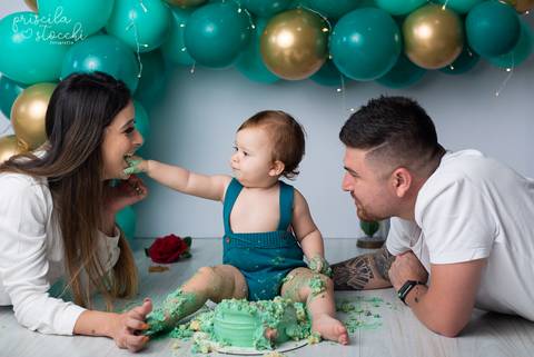 Smash the Cake 1 ano com os Pais SP Zona Sul'