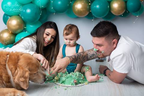 Smash the Cake 1 ano com Cachorro SP Zona Sul'