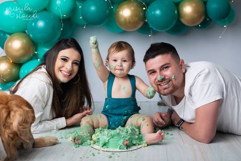 Smash the Cake 1 ano com os Pais SP Zona Sul'