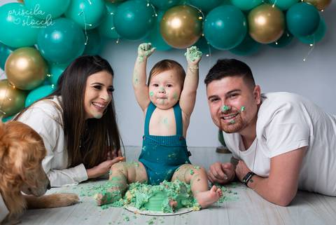 Smash the Cake 1 ano com os Pais SP Zona Sul'