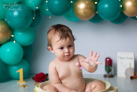 Hora do Banho Smash the Cake 1 ano SP'