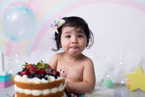 Ensaio com Bolo 1 ano SP'