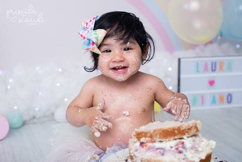 Smash the Cake Tema Arco Íris SP Zona Sul'