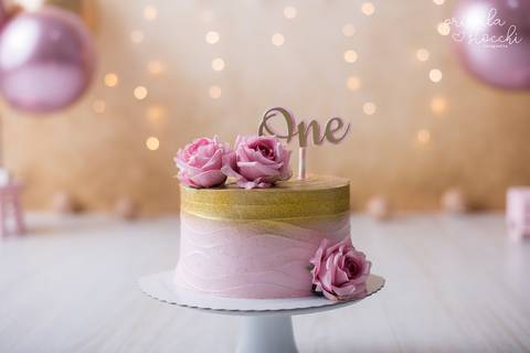 bolo para smash the cake menina sp'