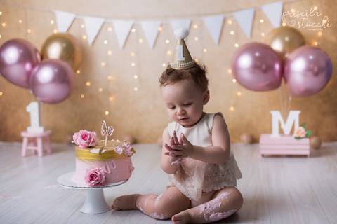 ensaio smash the cake sp'