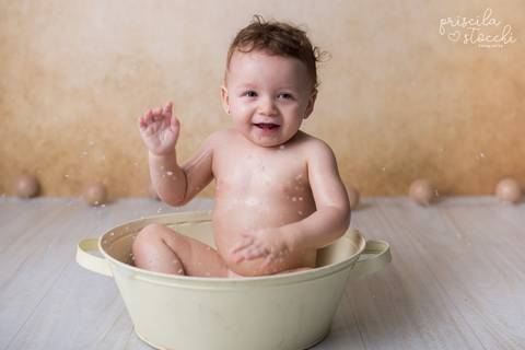 ensaio banho menina smash the cake sp'