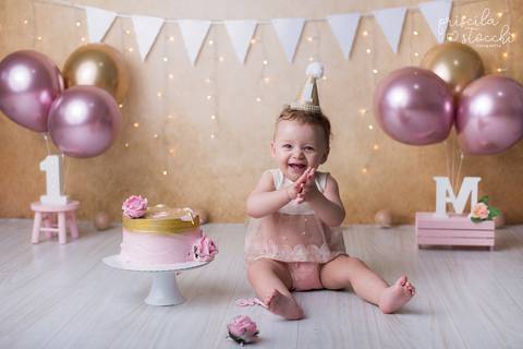 ensaio com bolo menina sp'