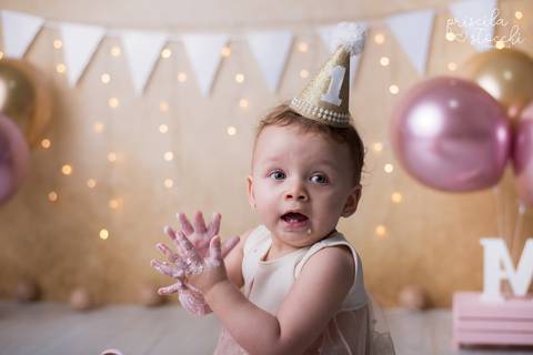 smash the cake delicado com balões sp'