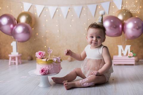 smash the cake menina estudio sp'