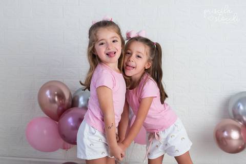 Ensaio Fotográfico de Irmãs Gêmeas SP'