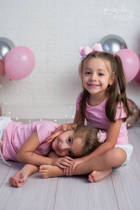 Ensaio de Irmãs 5 anos SP'