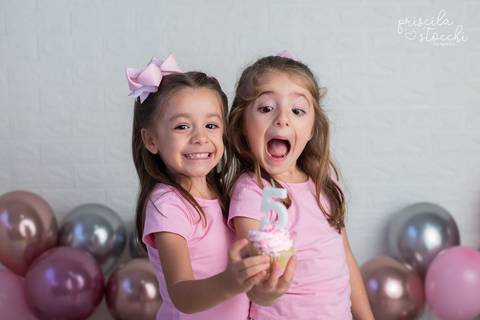 Ensaio Irmãs Gêmeas 4 anos SP'