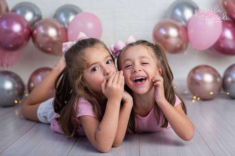 Ensaio de Aniversário 5 anos Gêmeos SP'