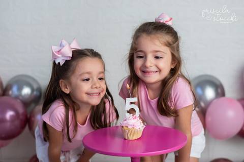 Ensaio Irmãs Gêmeas 6 anos SP'