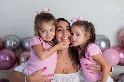 Ensaio Mãe e Filha Estúdio SP'