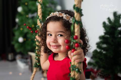 ensaio natal infantil estúdio SP'