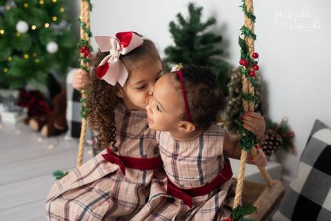 ensaio de natal irmãs são paulo'