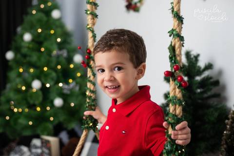 Mini Sessão de Natal Infantil SP'