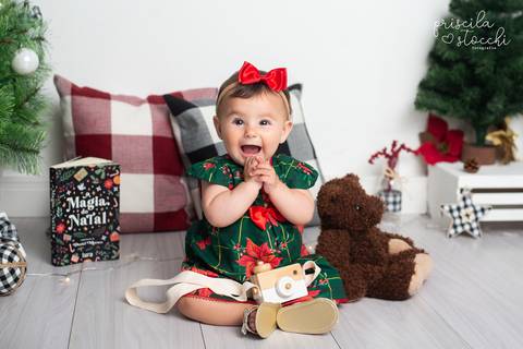 ensaio fotográfico natal bebê SP'