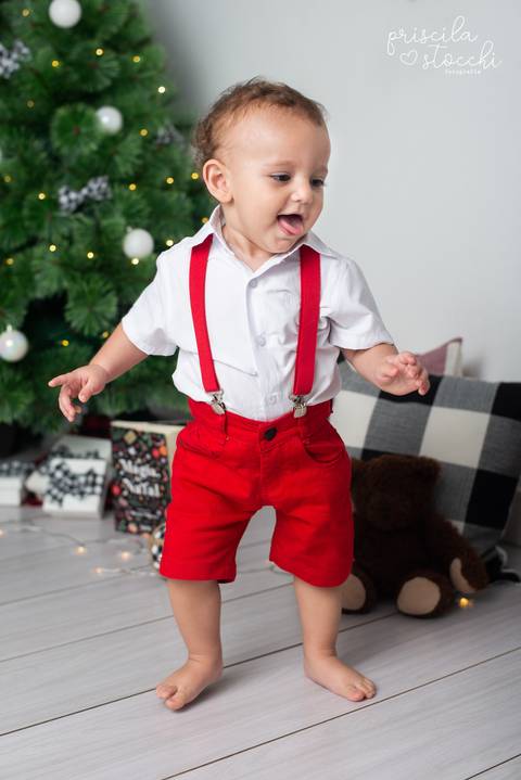 Ensaio de Natal Bebê SP'