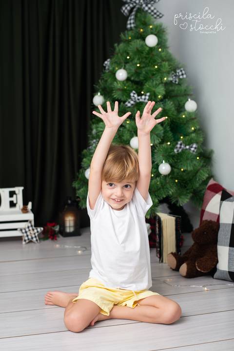 ensaio fotográfico natal estúdio SP'