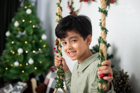 ensaio fotográfico de natal estúdio São Paulo'